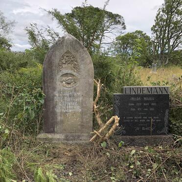 LINDEMANN Fritz Ferdinand 1884-1913 &amp; Hulda Maria 1883-1961 