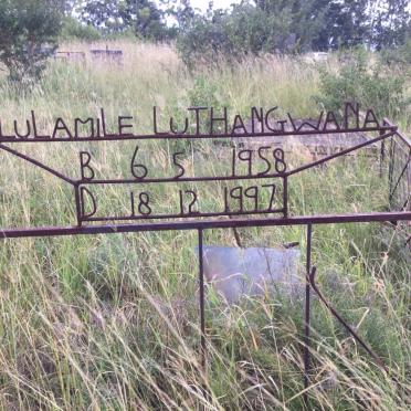 LUTHANGWANA Lulamile 1958-1997