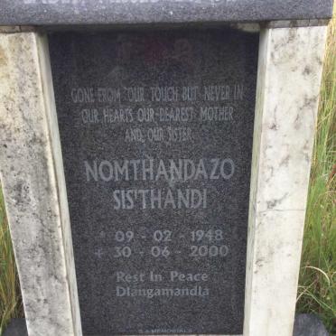 LUSASA Nomthandazo Sis Thandi 1948-2000