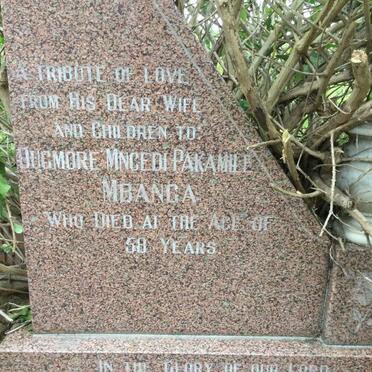 MBAMGA Dugmore Mncedi Pakamile