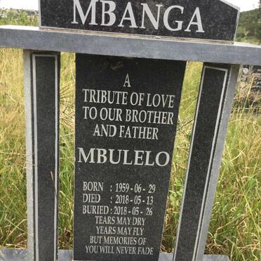 MBANGA Mbulelo 1959-2018