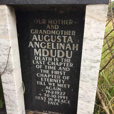 MDUDU Augusta Angelinah 1927-1991
