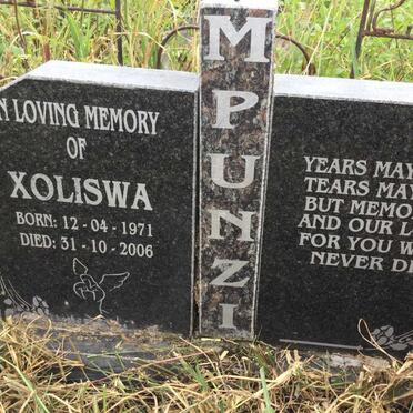 MPUNZI Xoliswa 1971-2006