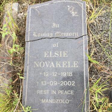 NOVAKELE Elsie 1918-2002