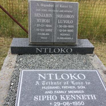 NTLOKO Sipho Kenneth 1950-2014 :: NTLOKO Benjamin Mthobi 1954-2002 :: NTLOKO Solomon Luyolo 1959-1990