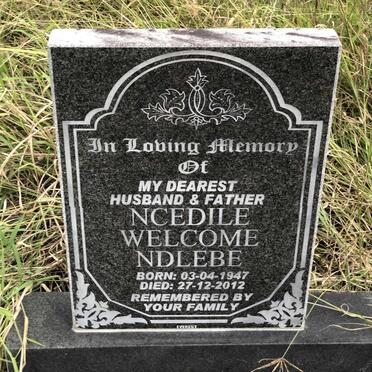 NDLEBE Ncedile Welcome 1947-2012