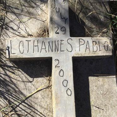 PABLO Lothannes 1929-2000