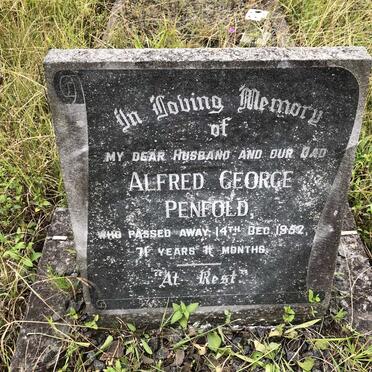 PENFOLD Alfred George -1952