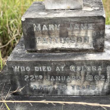 PATTINSON Mary Jane -1902