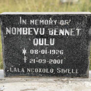 QULU Nombevu Bennet 1926-2001
