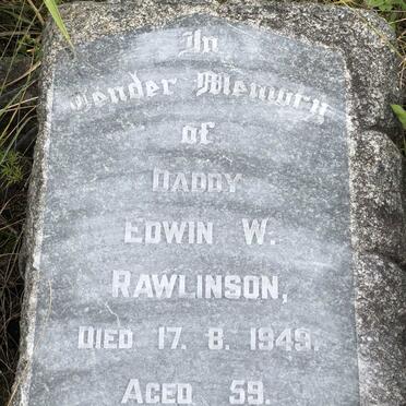 RAWLINSON Edwin W. -1949