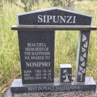 SIPUNZI Nosipho 1963-2003