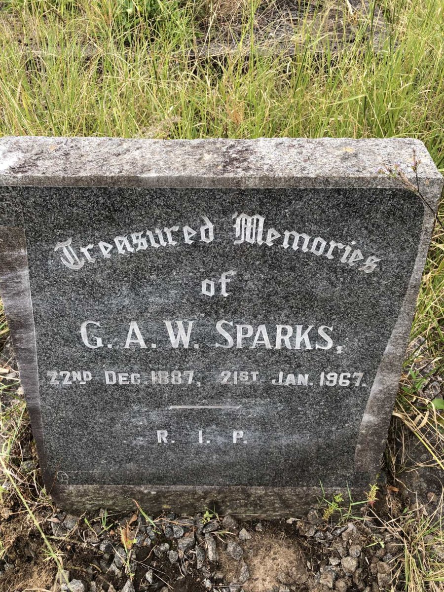 SPARKS G.A.W. 1887-1967