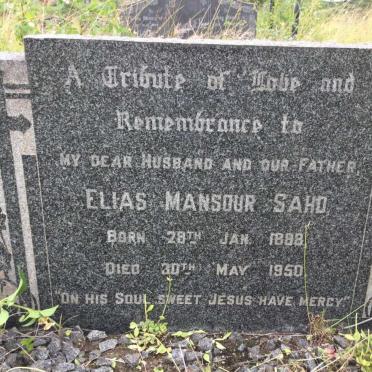 SAHD Elias Mansour 1898-1950