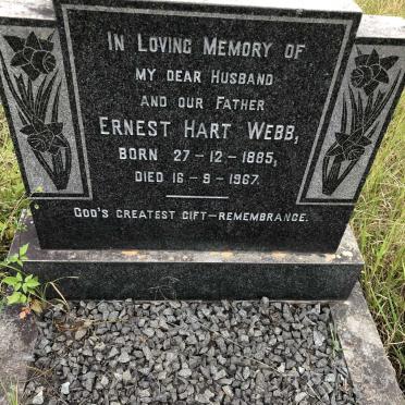 WEBB Ernest Hart 1885-1967