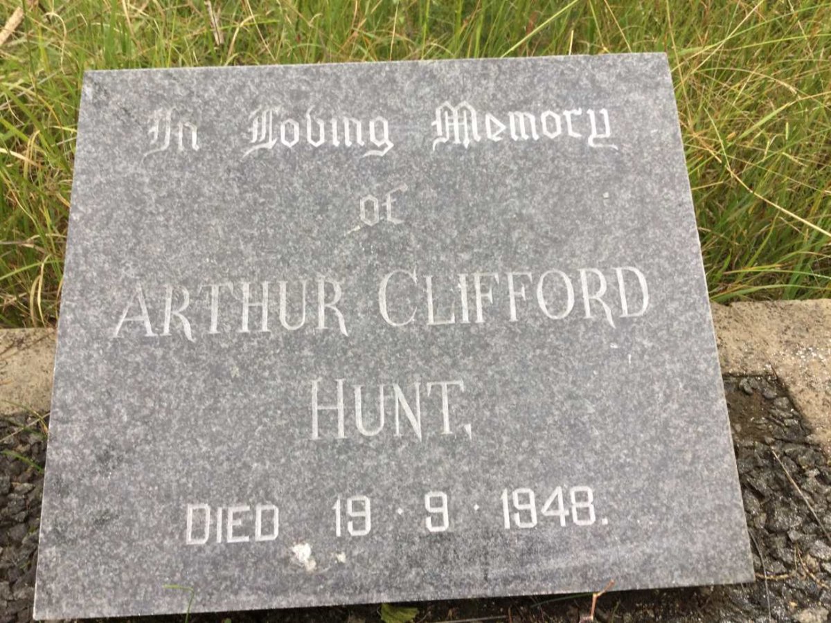 HUNT Arthur Clifford -1948