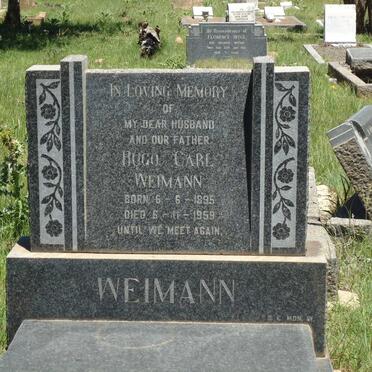 WEIMANN Hugo Carl 1895-1958