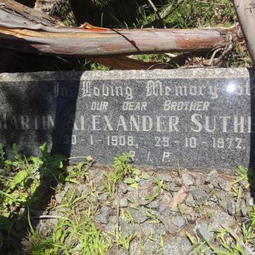 SUTHERLAND Martin Alexander 1908-1972