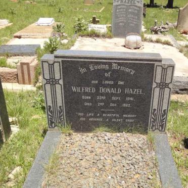 HAZEL Wilfred Donald 1941-1962