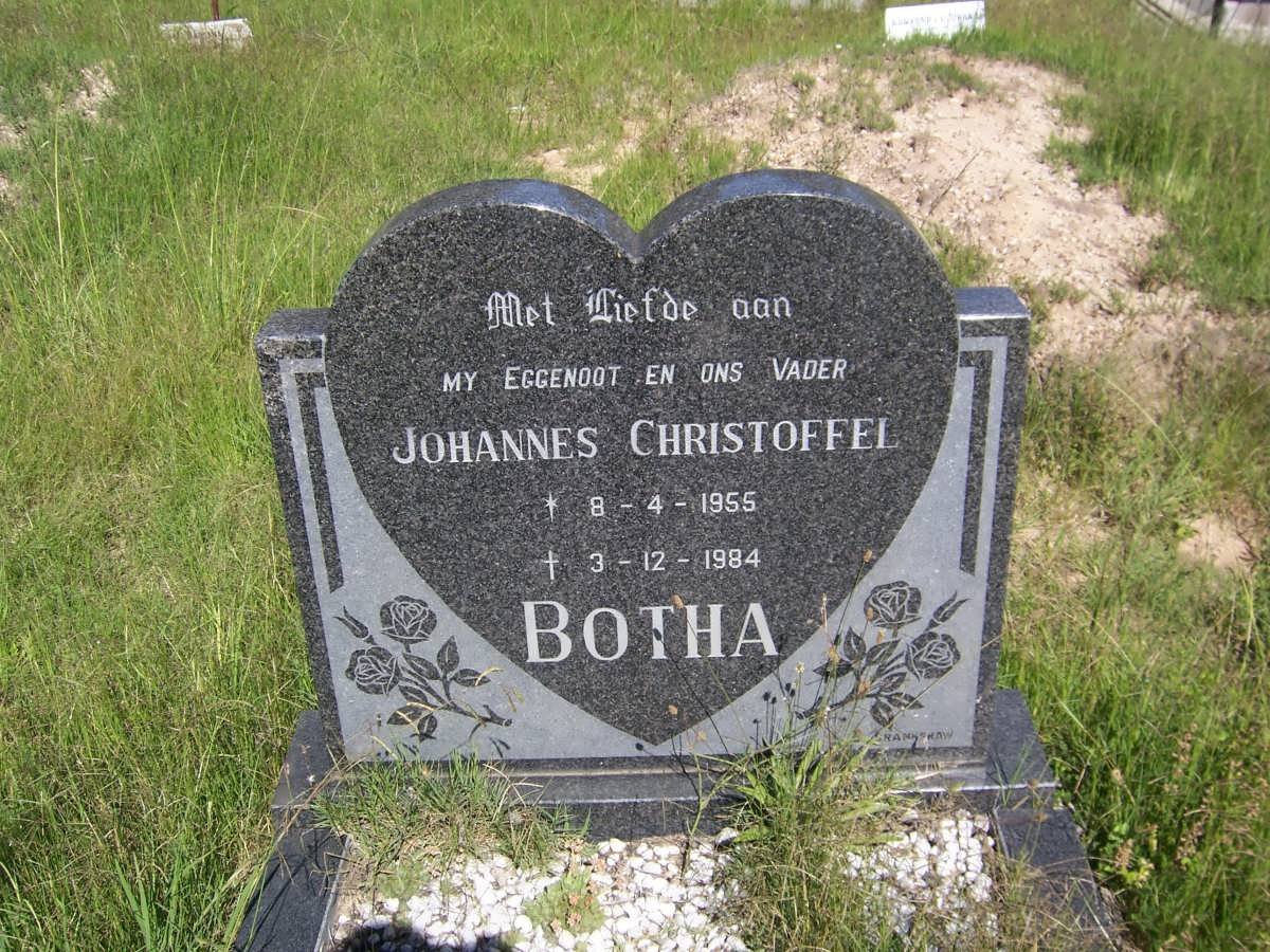 BOTHA Johannes Christoffel 1955-1984