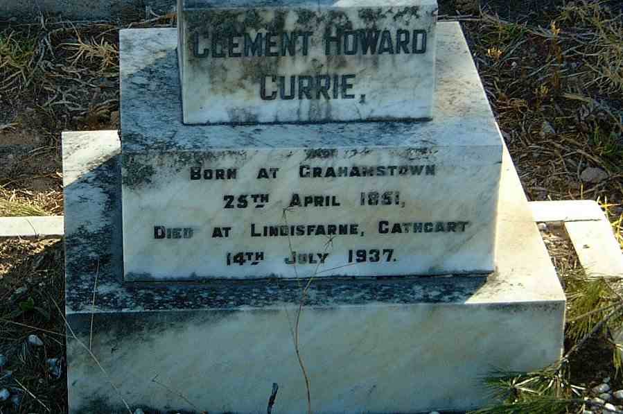 CURRIE Clement Howard 1851-1937 &amp; Ina BOWKER 1852-1950