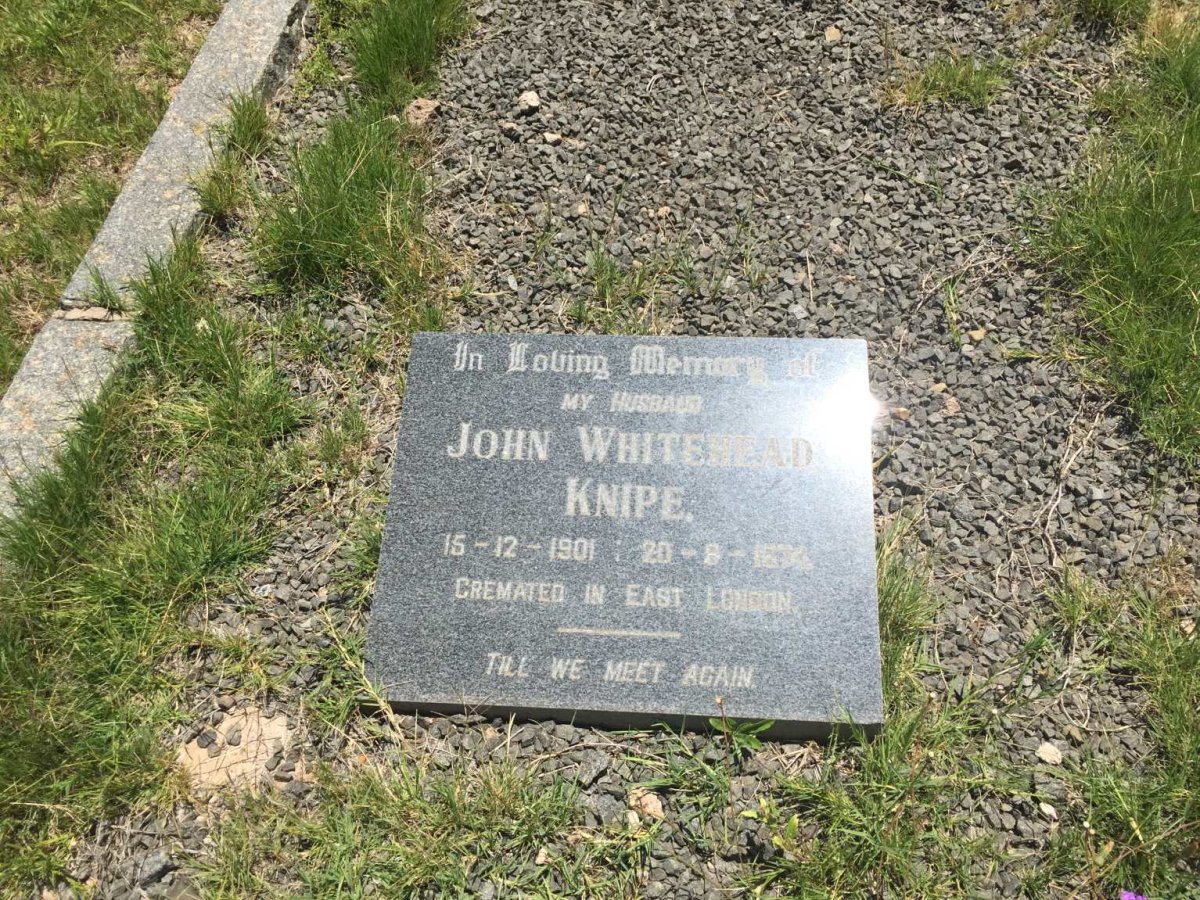 KNIPE John Whitehead 1901-1974