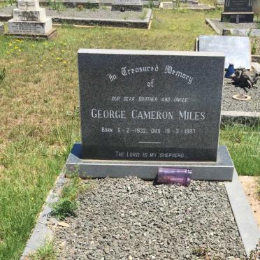 MILES George Cameron 1932-1997