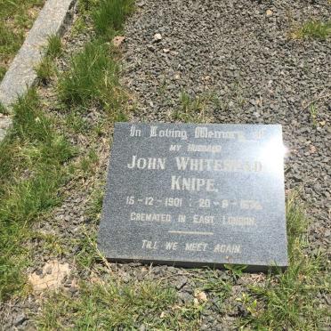 KNIPE John Whitehead 1901-1974