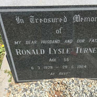 TURNER Ronald Lysle 1929-1984