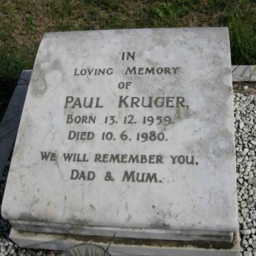 KRUGER Paul 1959-1980