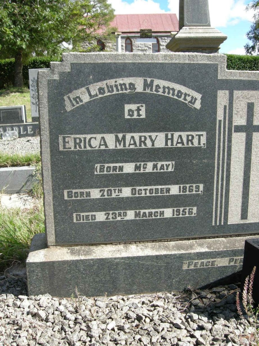 HART Erica Mary nee McKAY 1869-1956