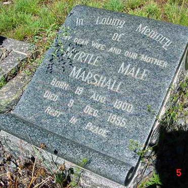 MARSHALL Myrtle Male 1900-1955