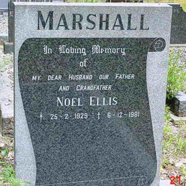 MARSHALL Noel Ellis 1929-1981