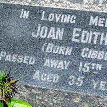 REID Joan Edith nee GIBBENS