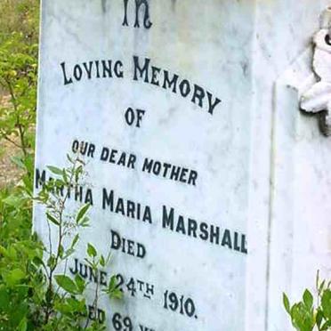 MARSHALL Martha Maria -1910