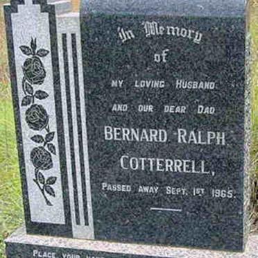 COTTERRELL Bernard Ralph  -1965