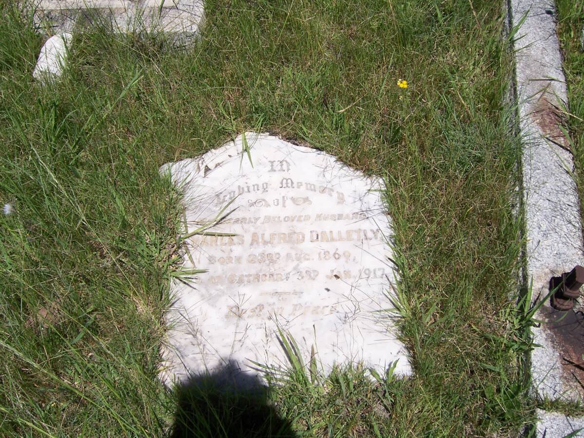 DALLETLY Charles Alfred 1869-1917