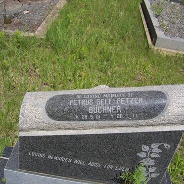 BUCHNER Petrus Self Petzer 1918-1977