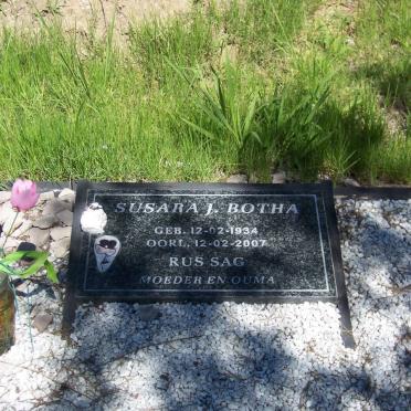 BOTHA Susara J. 1934-2007