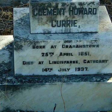 CURRIE Clement Howard 1851-1937 &amp; Ina BOWKER 1852-1950