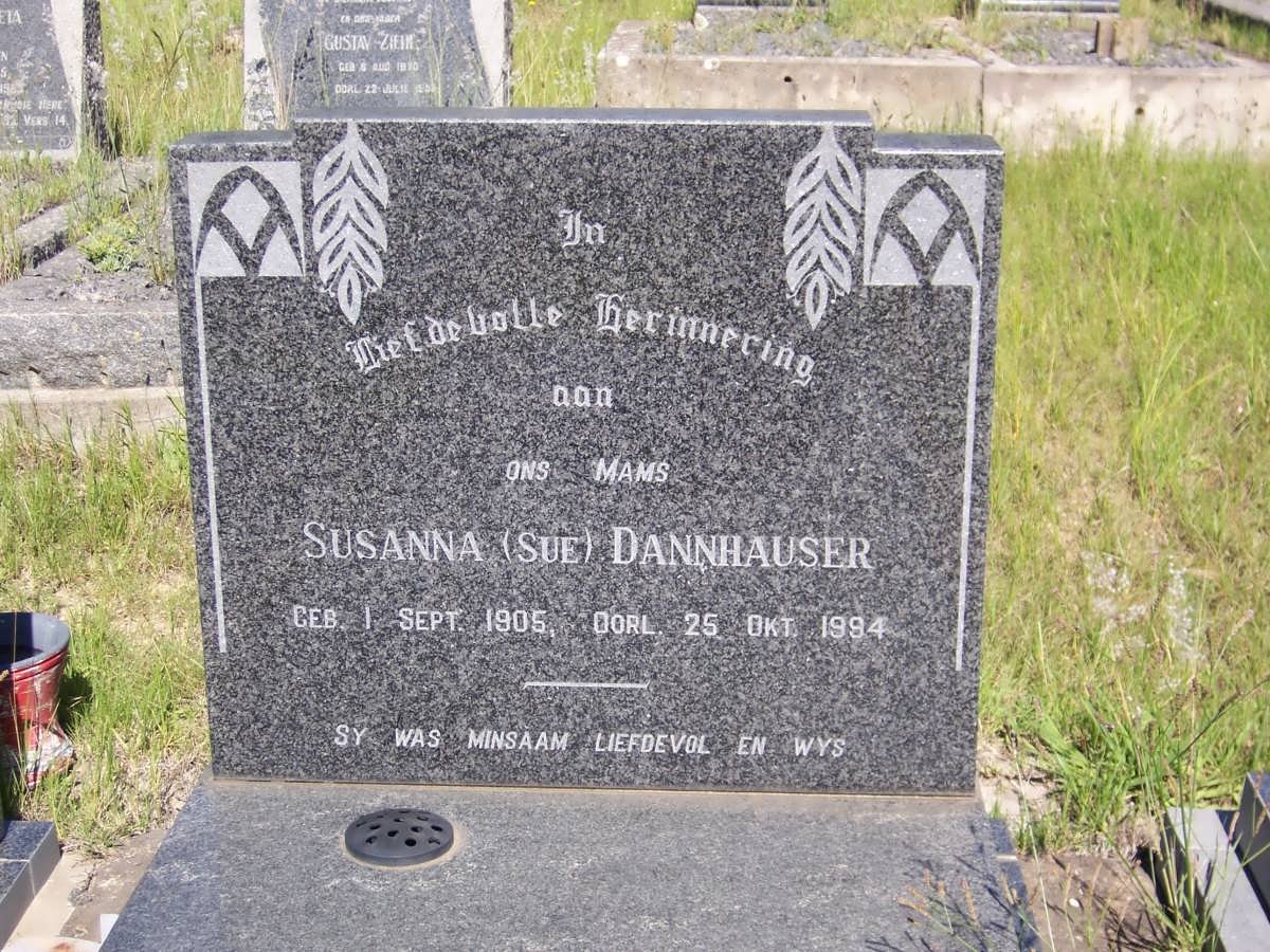 DANNHAUSER Susanna 1905-1994