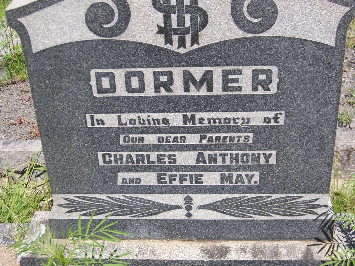 DORMER Charles Anthony &amp; Effie May