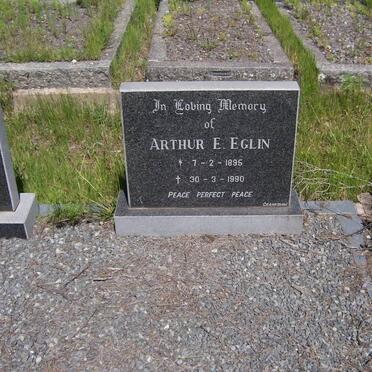 EGLIN Arthur E. 1895-1990 &amp; Elfrieda Maud 1912-2003 