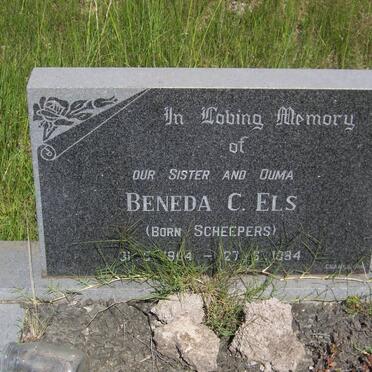 ELS Beneda C. nee SCHEEPERS 1904-1984