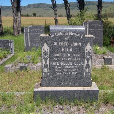 ELLA Alfred John 1882-1948 &amp; Kate Nellie SCANDRETT 1882-1967