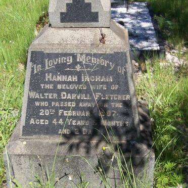 FLETCHER Hannah Ingham -1907