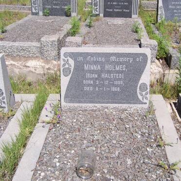 HOLMES Minna nee HALSTED 1899-1968