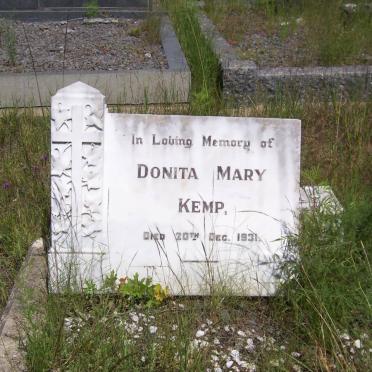 KEMP Donita Mary -1931