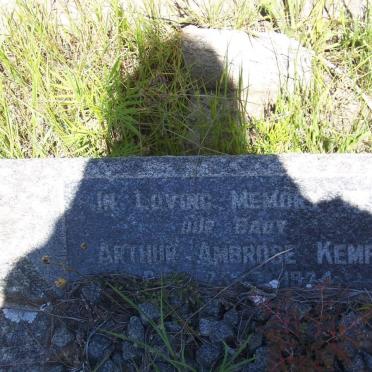 KEMP Arthur Ambrose -1924