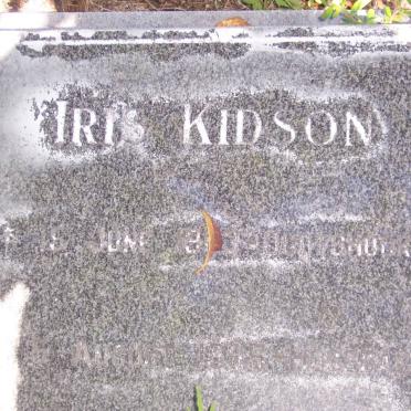 KIDSON Iris 1903-1995